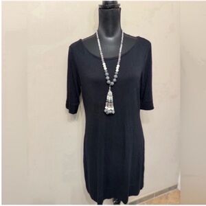 Adrienne Vittadini Women’s Black Mini Dress M